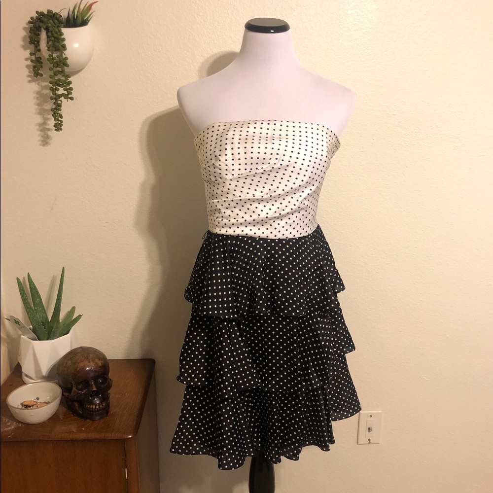 White House Black Market Strapless Party Dress